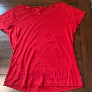 red tommy tee shirt